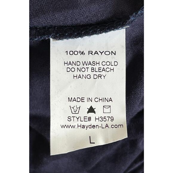 Hayden‎ Los Angeles Tank Dress in Navy Blue Size L - Picture 5 of 7
